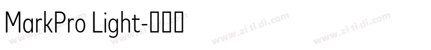 MarkPro Light字体转换